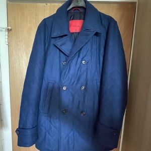 Isaia 100% Aquacashmere peacoat 40R